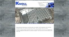 Desktop Screenshot of knollprecision.com